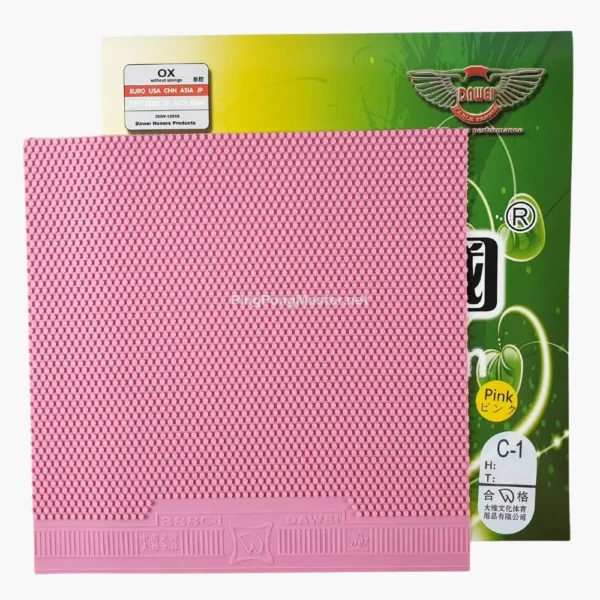 dawei-388c-1-ox-long-pimple-table-tennis-rubber-pink-with-cover