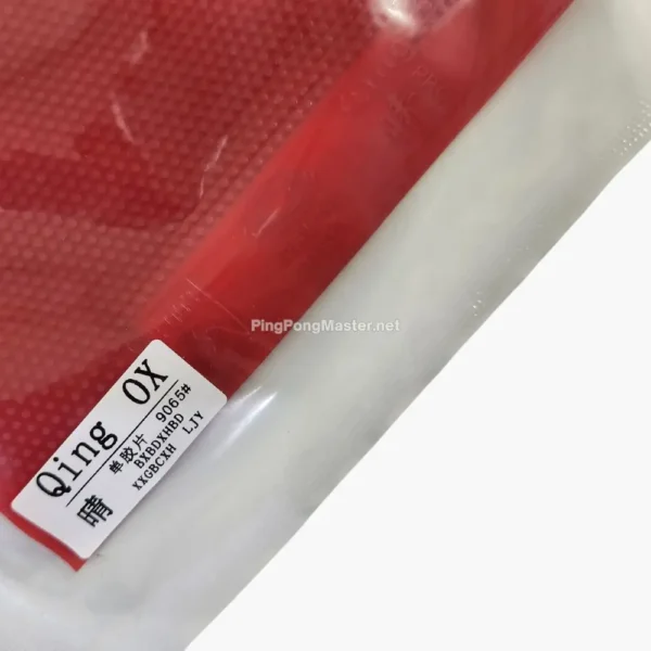 yinhe-qing-long-pimple-rubber-red-ox-close-up