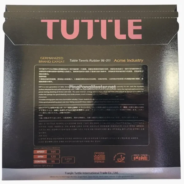 tuttle-tmax-sky-table-tennis-rubber-back